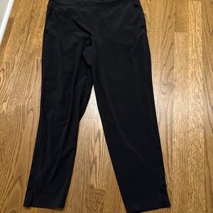Athleta Brooklyn tapered track pants black